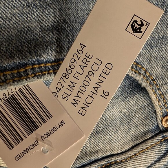 Seven7 Women's Jeans Slim Flare Size 16 - Picture 9 of 16